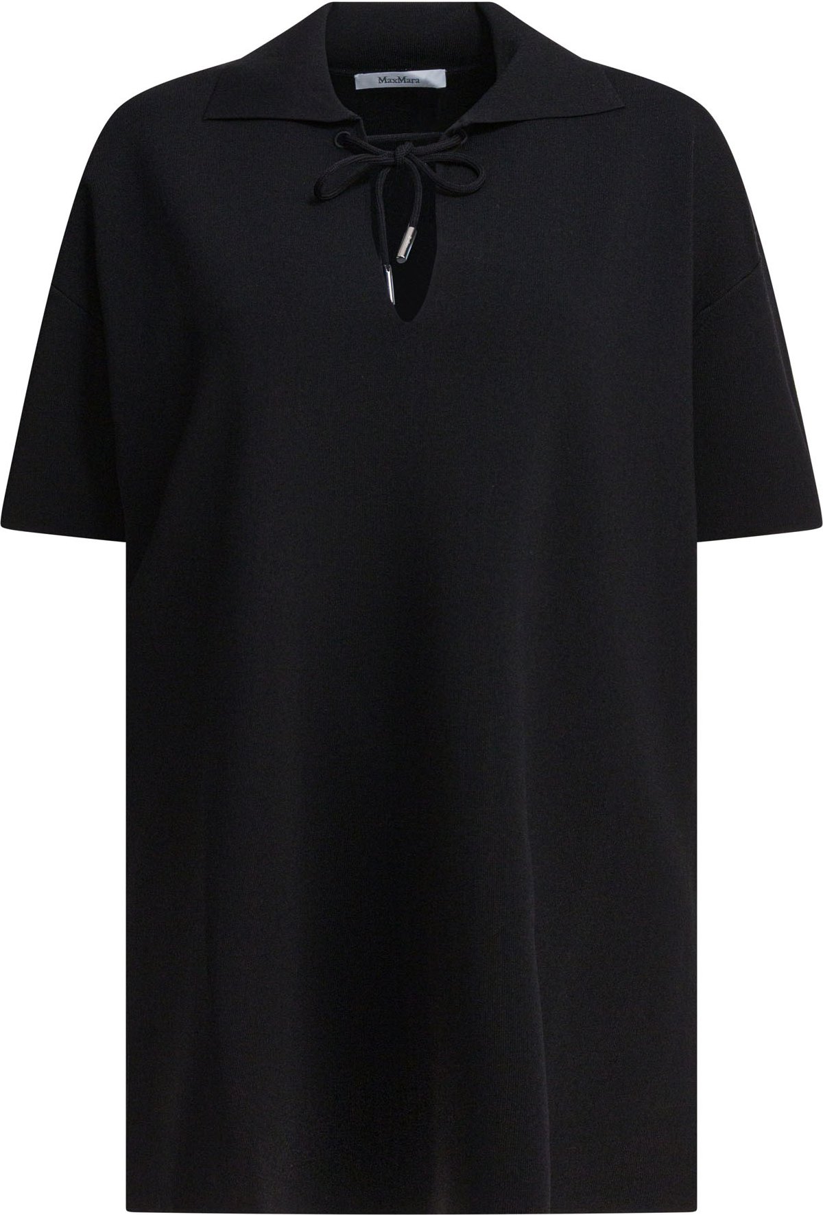 Schwarzes Polyamid-Top