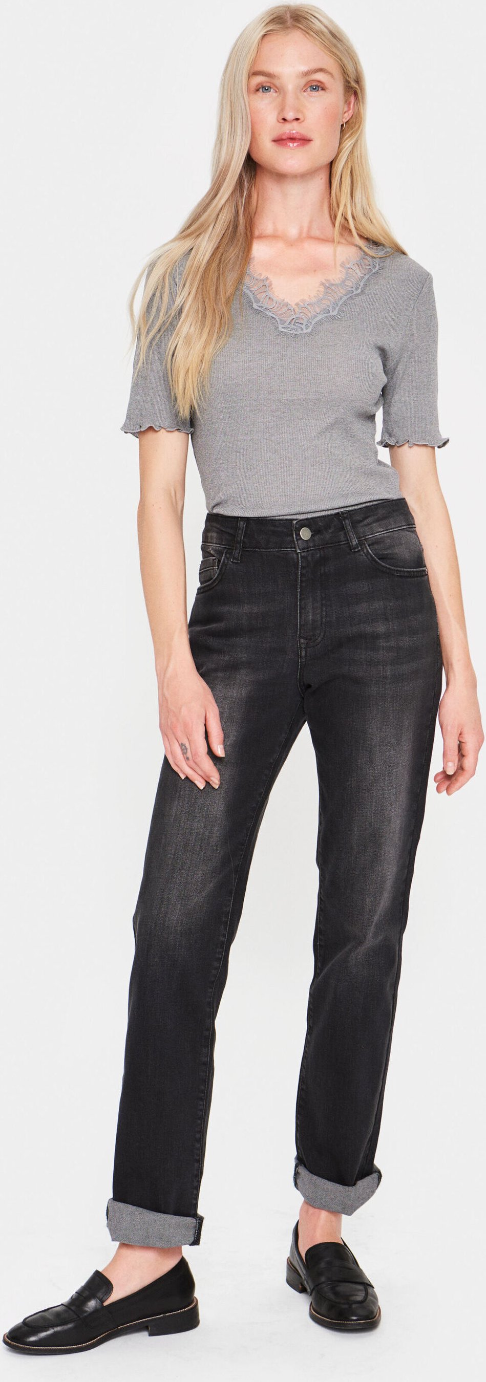 T-shirt Classic fit melange