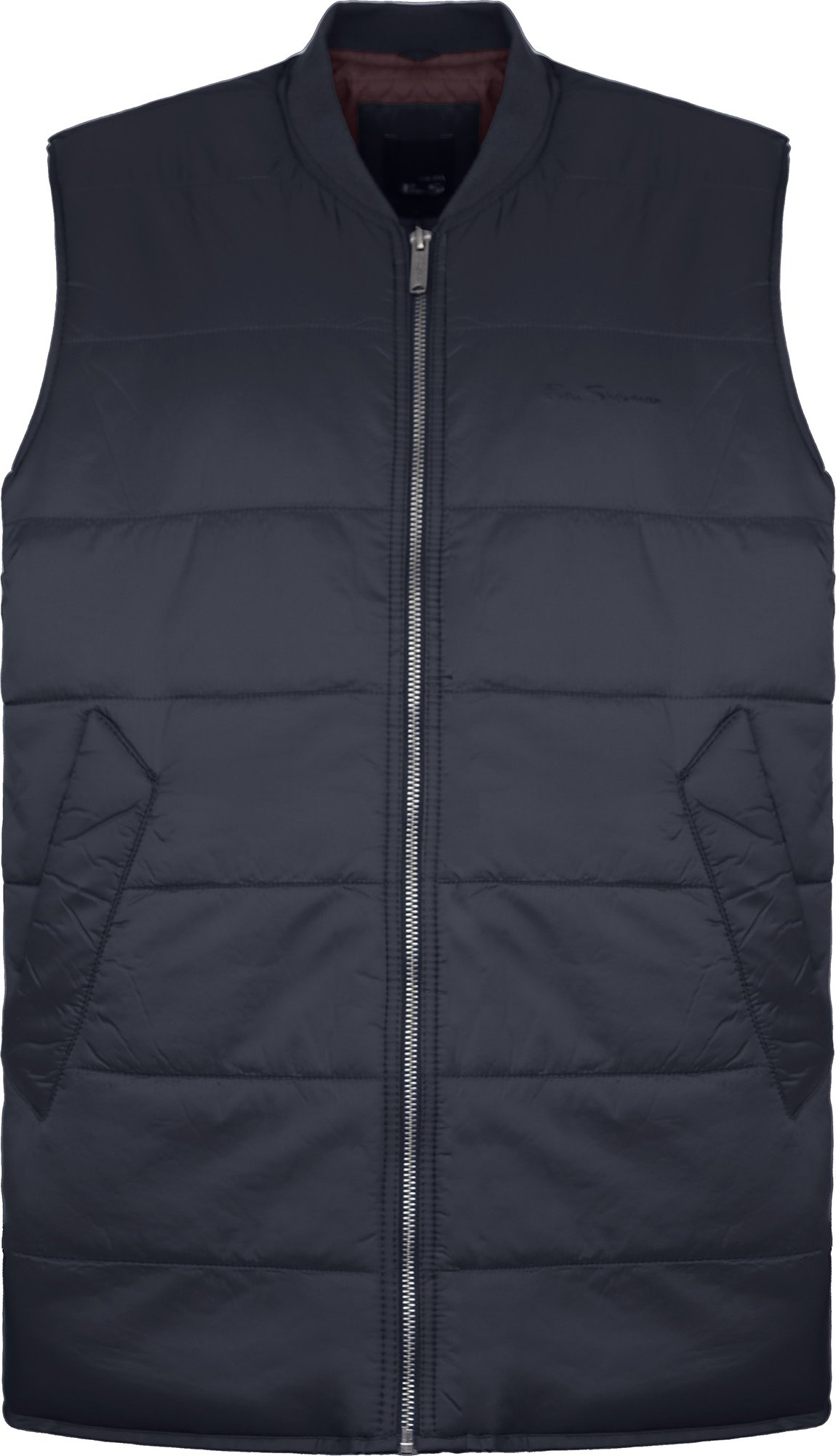 Ben Sherman sterbte Männerschwarze Gilet