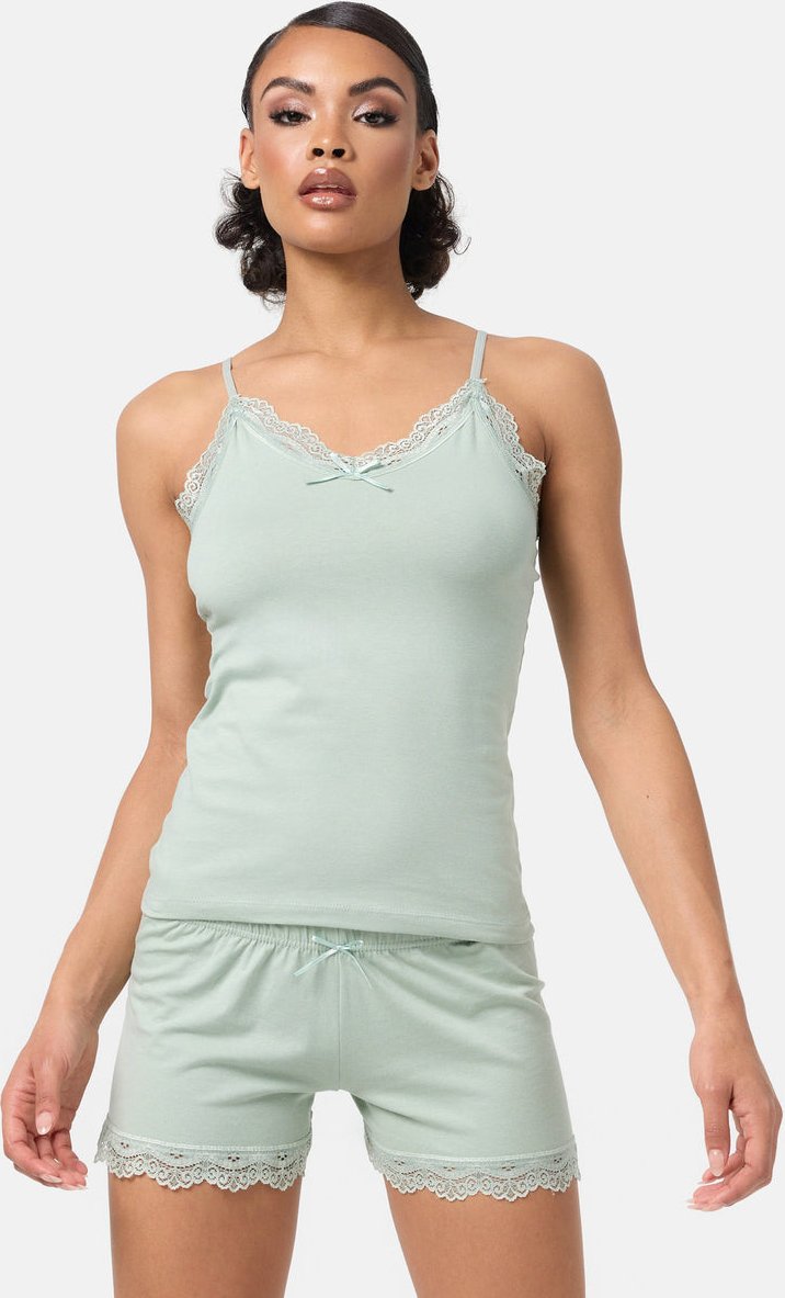 Tazzio Damen Nachtwäsche-Set Unterhemd und Panty