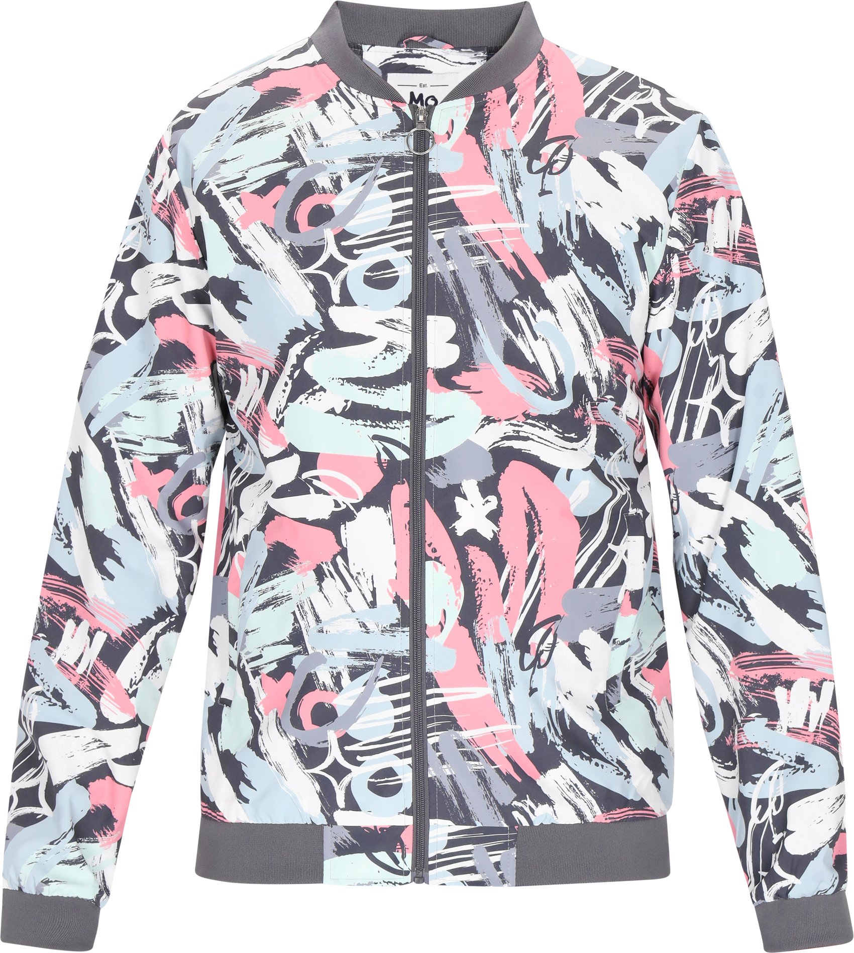 Mo Jacke Männer anthrazit mehrfarbig