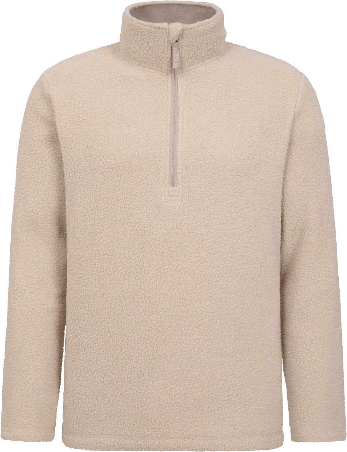 Mountain Warehouse - "Ted" Fleece-Oberteil mit halbem Reißverschluss für Herren (Beige)