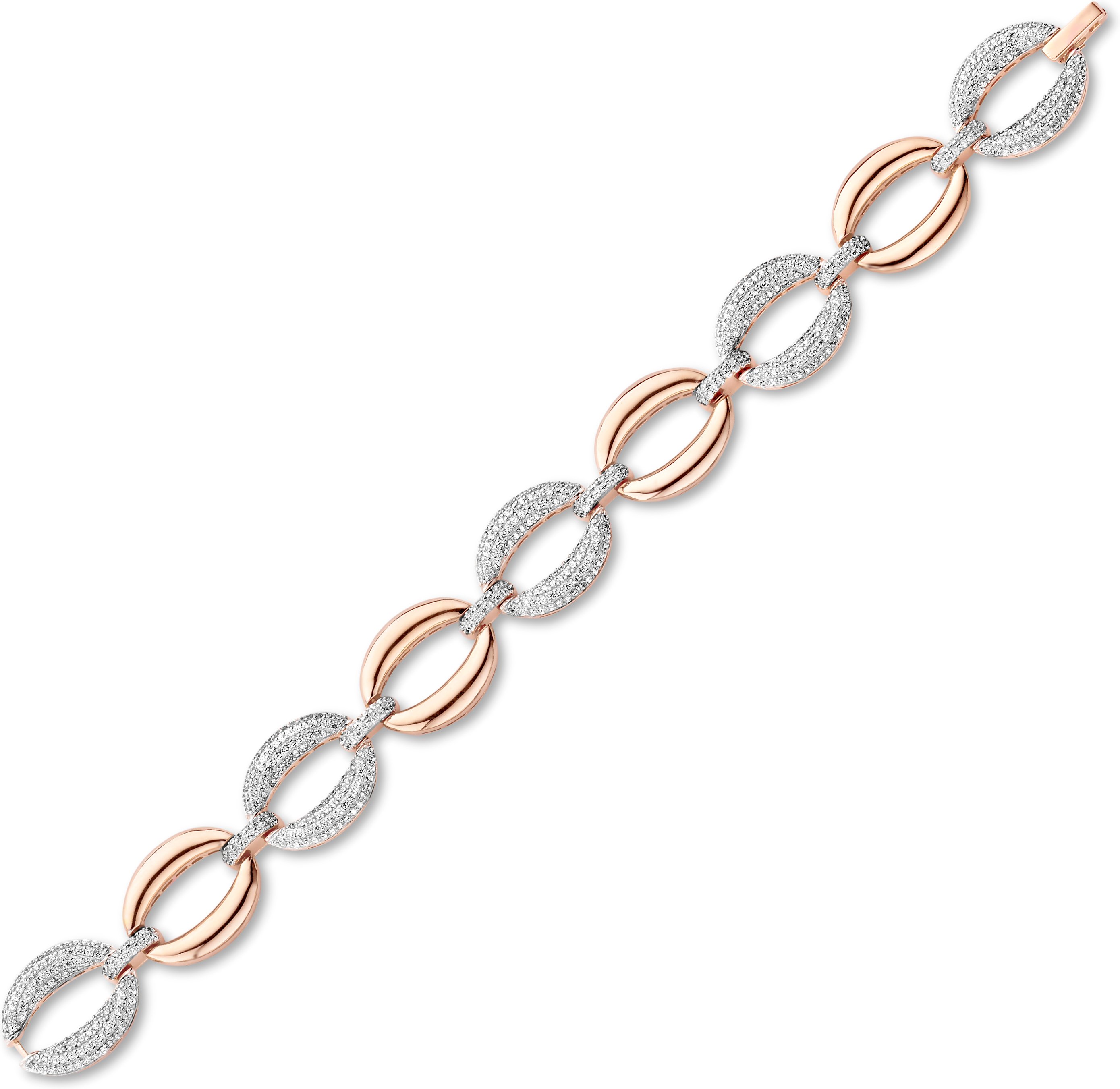 Orphelia Damen-Armband Sterling-Silber 925 – Silber/Rosé ZA-7211/RG