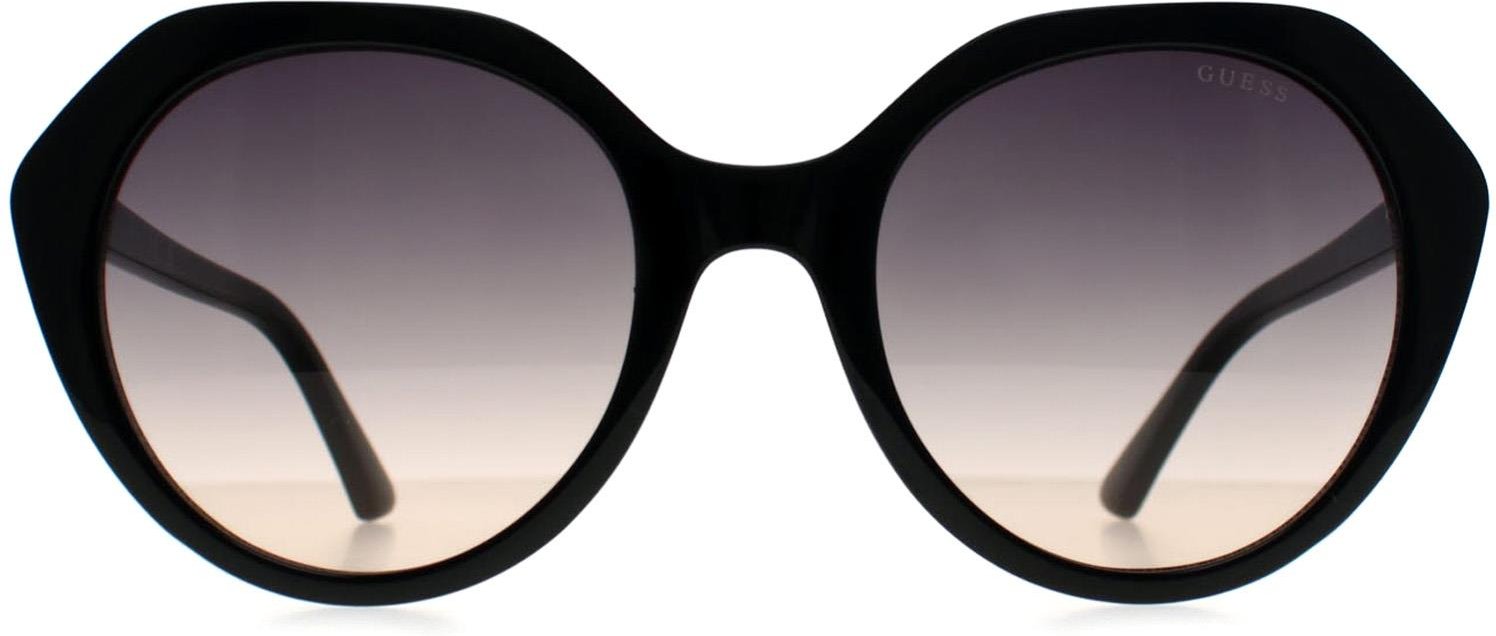 Guess GF6201 01B glänzend schwarz blau rosa Farbverlauf Sonnenbrille