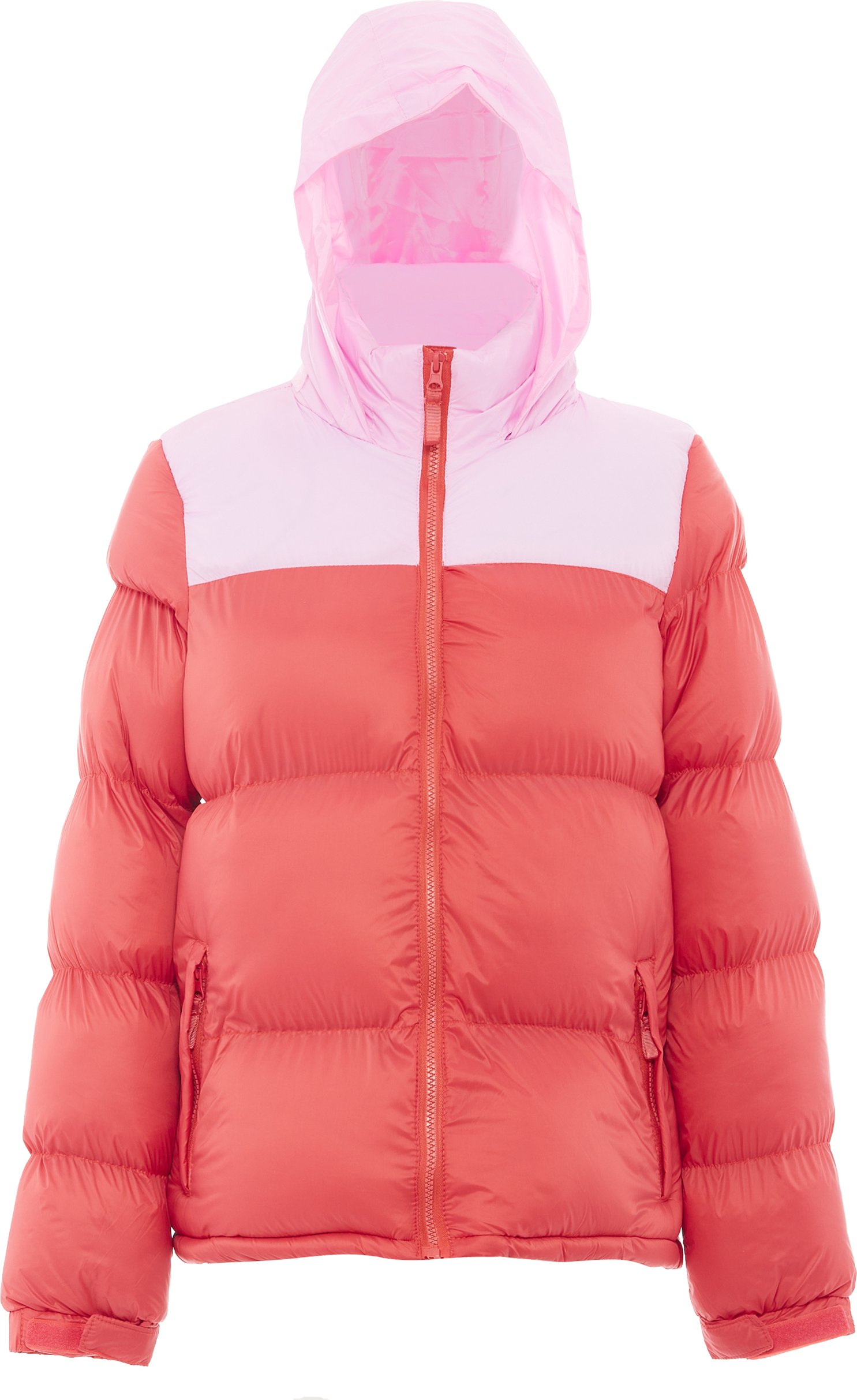 Mymo Wattierte Steppjacke Damen Sommerrot Süßes Pink