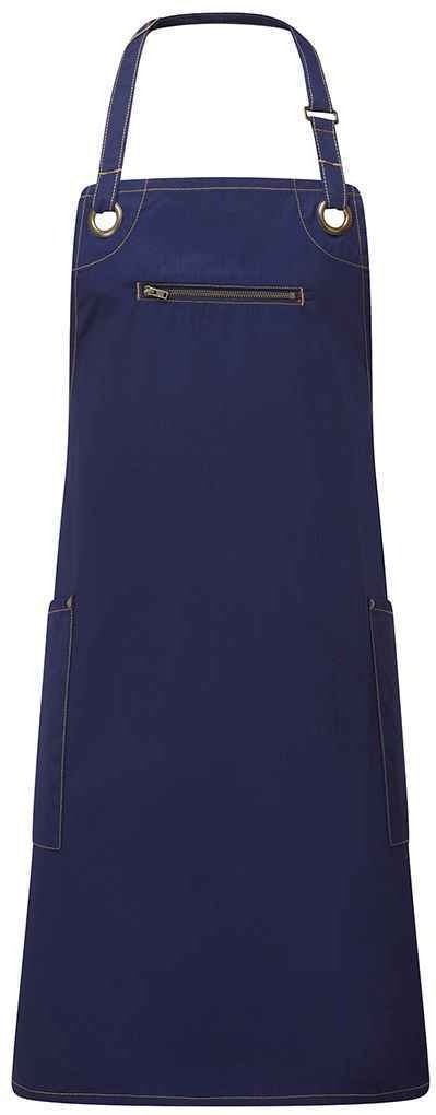 Premier Barley Recycelte Vollschürze (Navy/Camel)