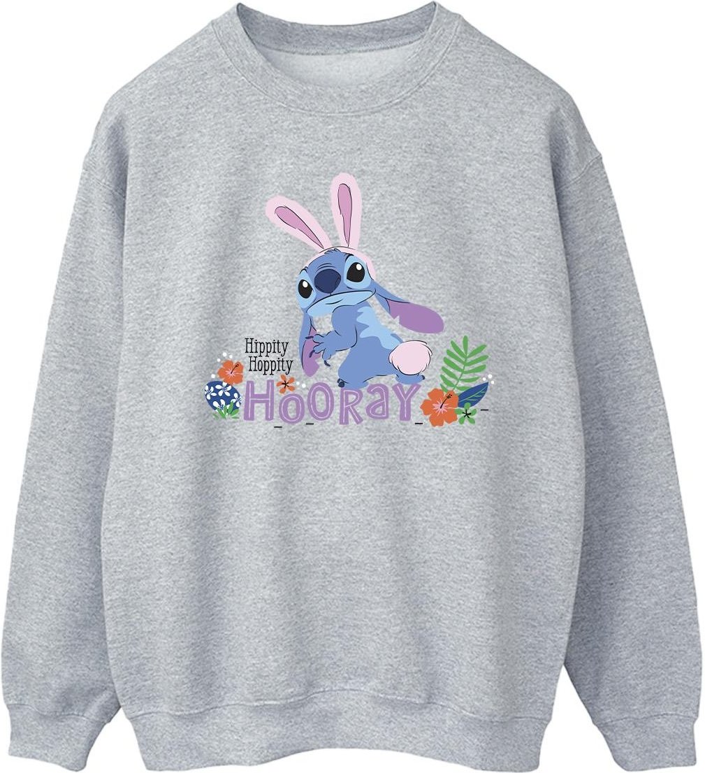 Disney - "Lilo & Stitch Hippity Hop Stitch" Sweatshirt für Herren (Grau)