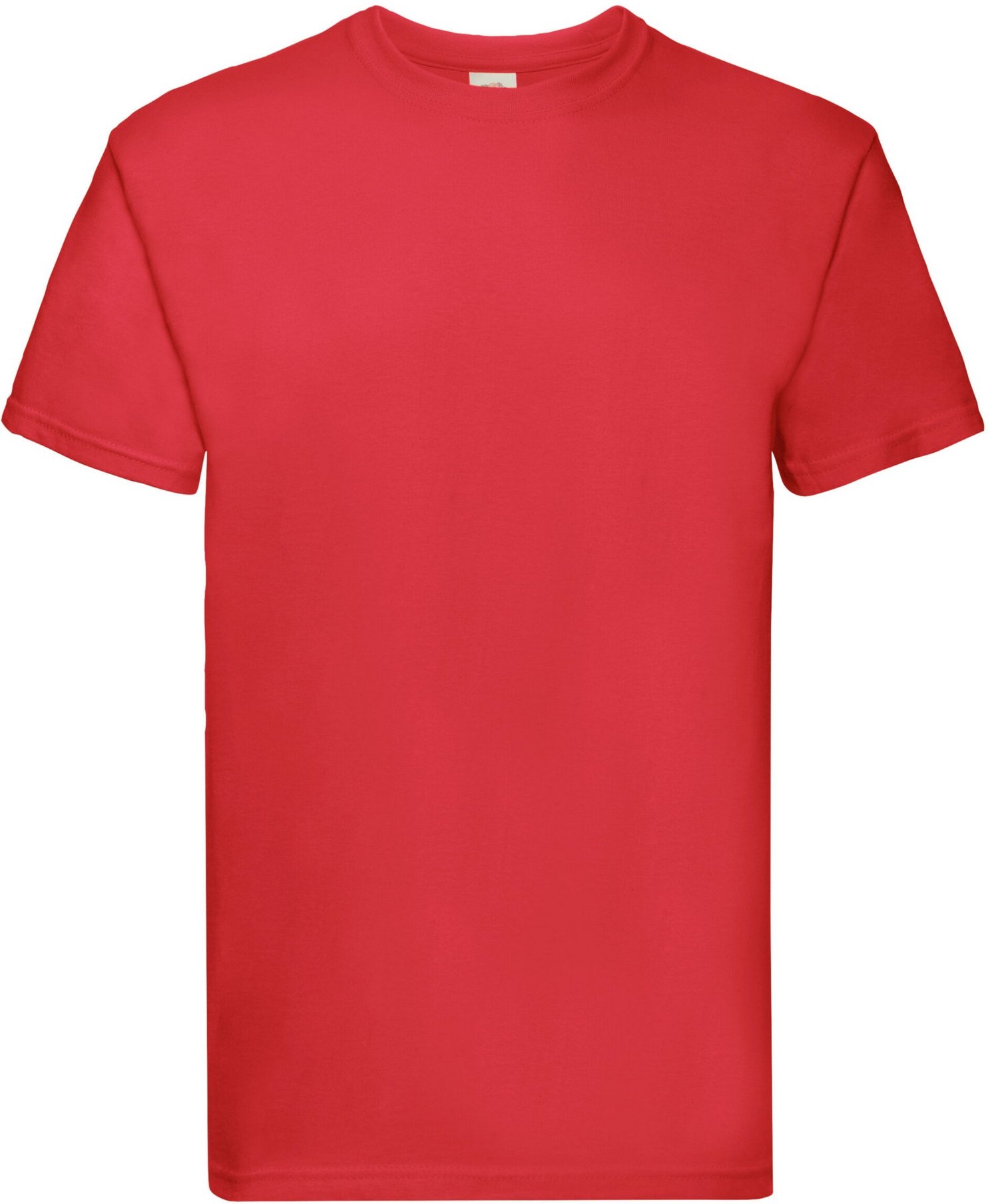 Fruit of the Loom - "Super Premium" T-Shirt für Herren/Damen Unisex (Rot)