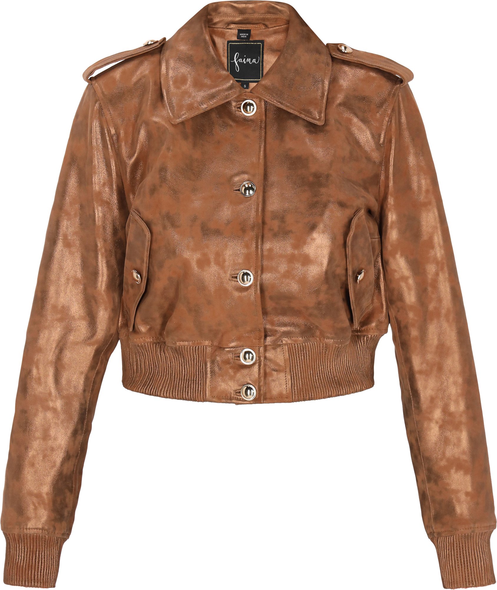 Faina Jacke Frauen Kupfer