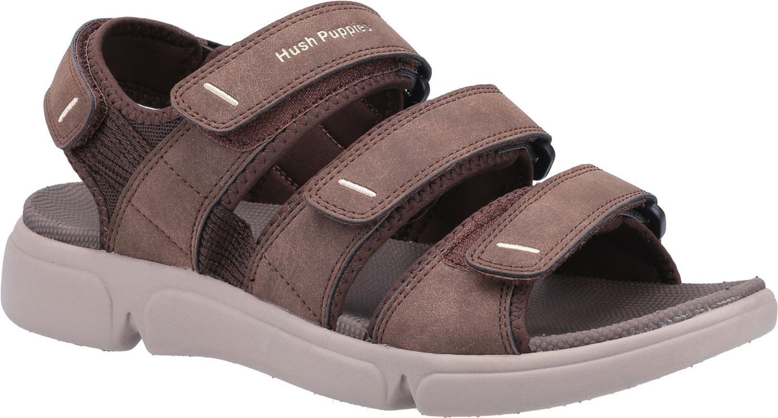 Hush Puppies Raul Männliche Sandale Herren Sommer BROWN