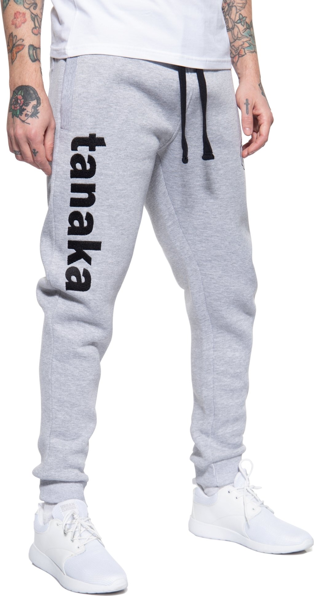 Akito Tanaka Herren Jogginghose Vertical grau