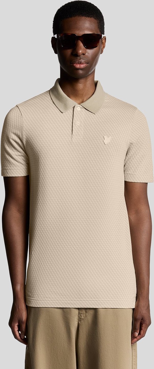 Grafisches Jacquard Polohemd