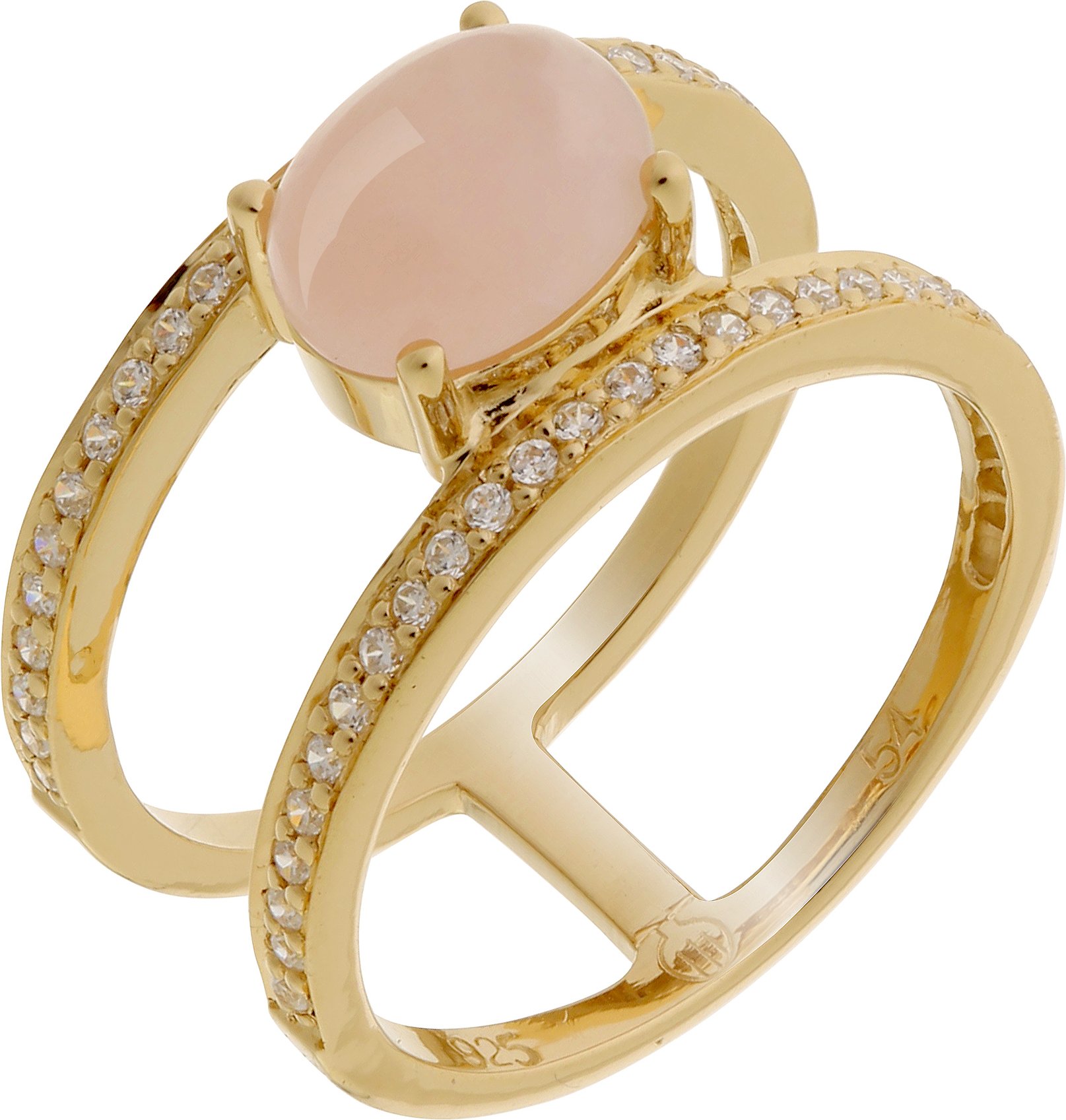 Orphelia Damen-Ring Sterling-Silber 925 – Gold ZR-7122/G