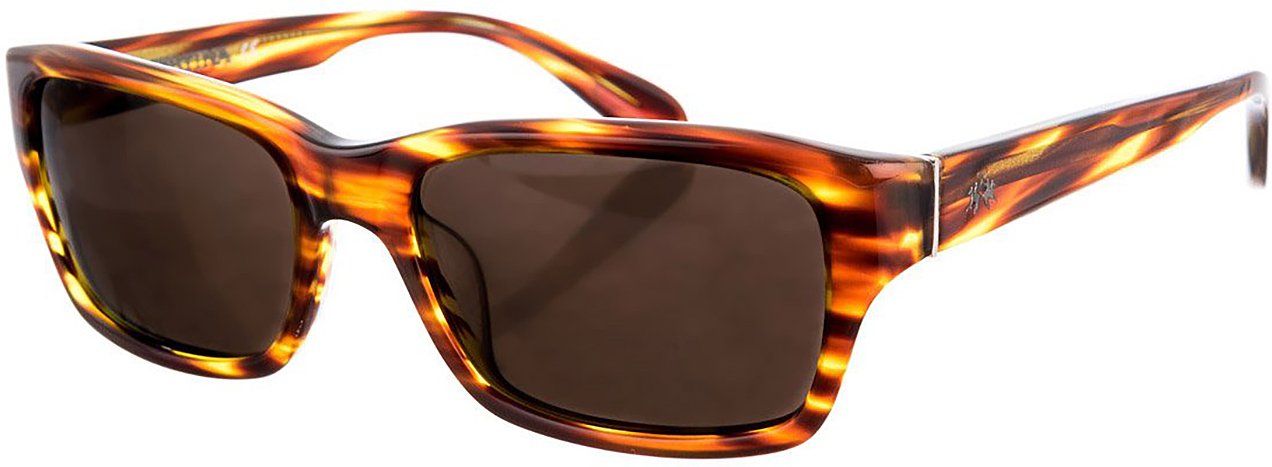Rechteckige Sonnenbrille aus Acetat LM50604 Herren