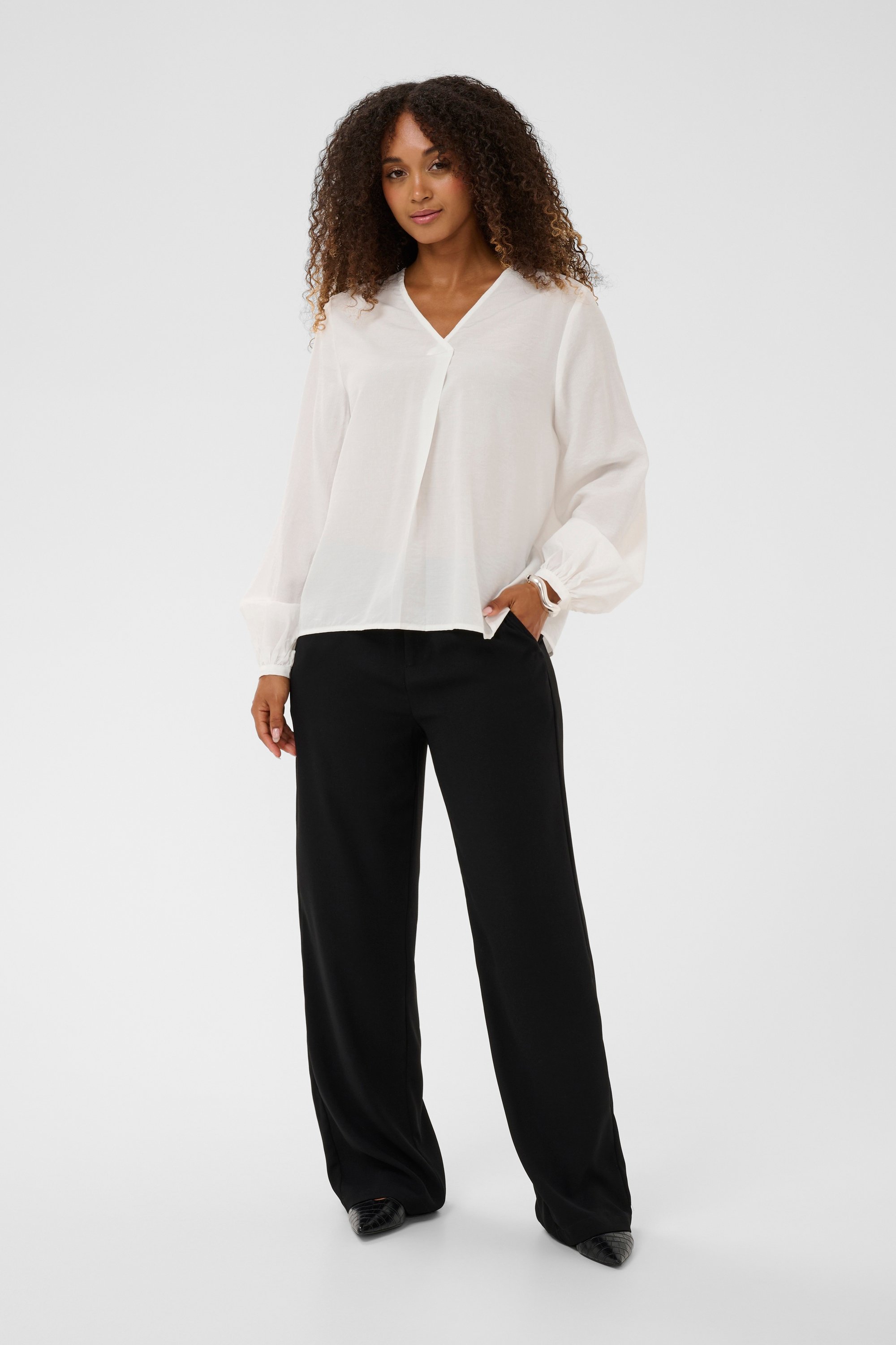 Langarm-Bluse CRIrina Langarm-Bluse Straight fit