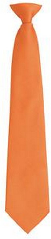 Premier Mens Fashion "Farben" Arbeit Clip auf Krawatte (Orange)