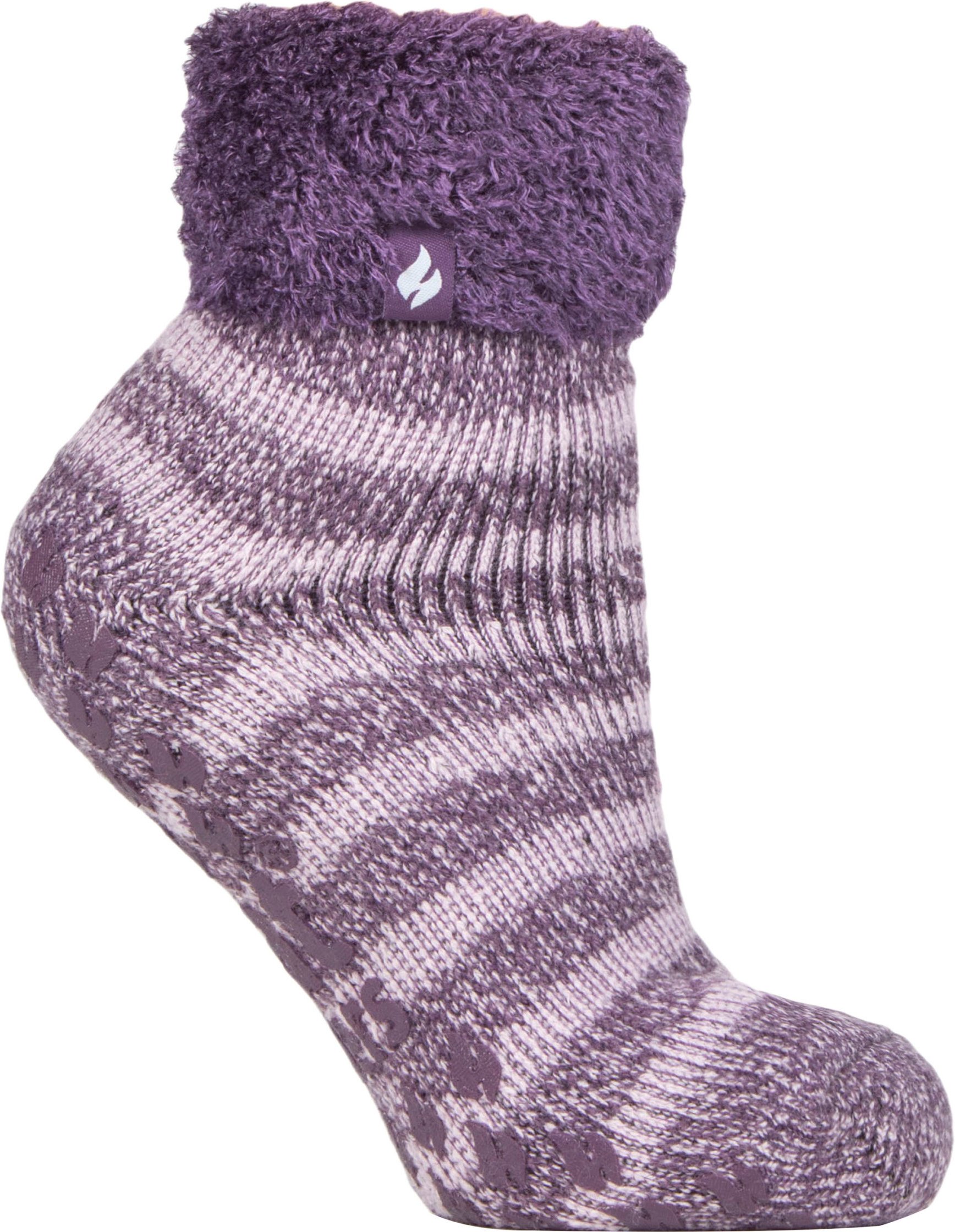 Thumbnail - Heat Holders rutschfeste, flauschige Thermo-Slipper-Socken für Damen