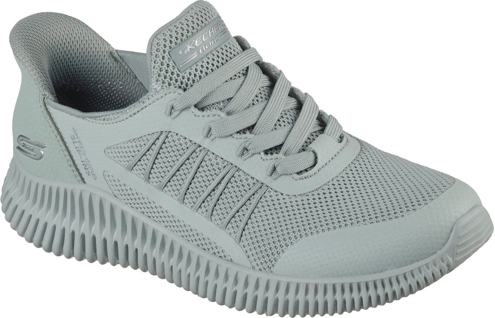 Skechers BOBS Geo Lite Divine Pace Damen Sneakers in Salbeigrün