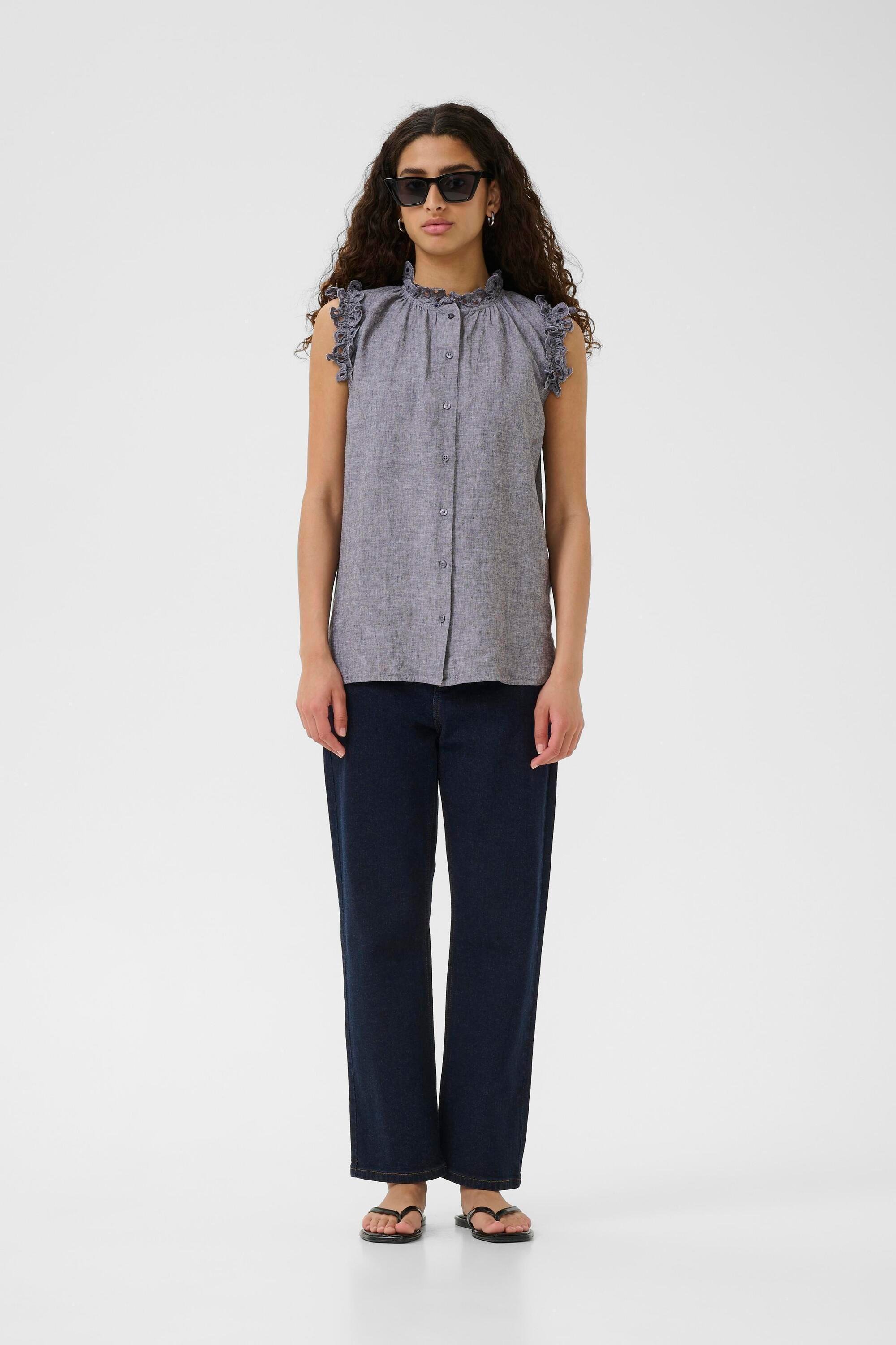 Langarm - Hemd DallyIW Gerade Passform blue