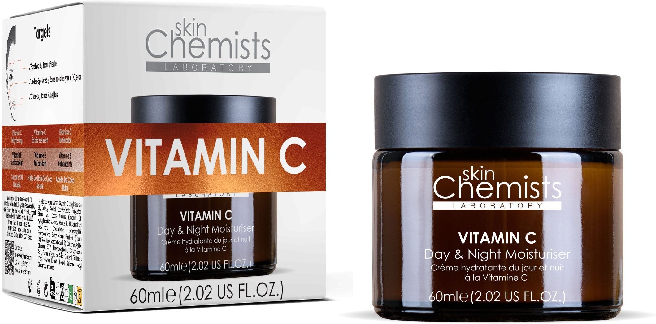 skinChemists Vitamin C Aufhellende Tagesfeuchtigkeitscreme 60ml