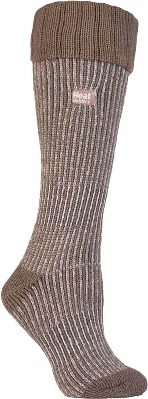 Heat Holders gerippte Damen-Thermostiefelsocken