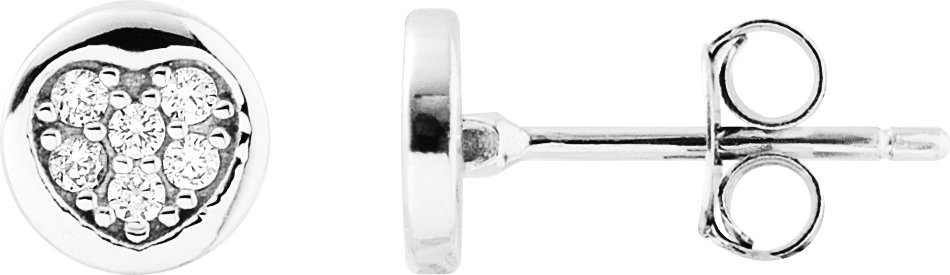 DIADEMA - Ohrringe - Weiß - Love Schmuckkollektion