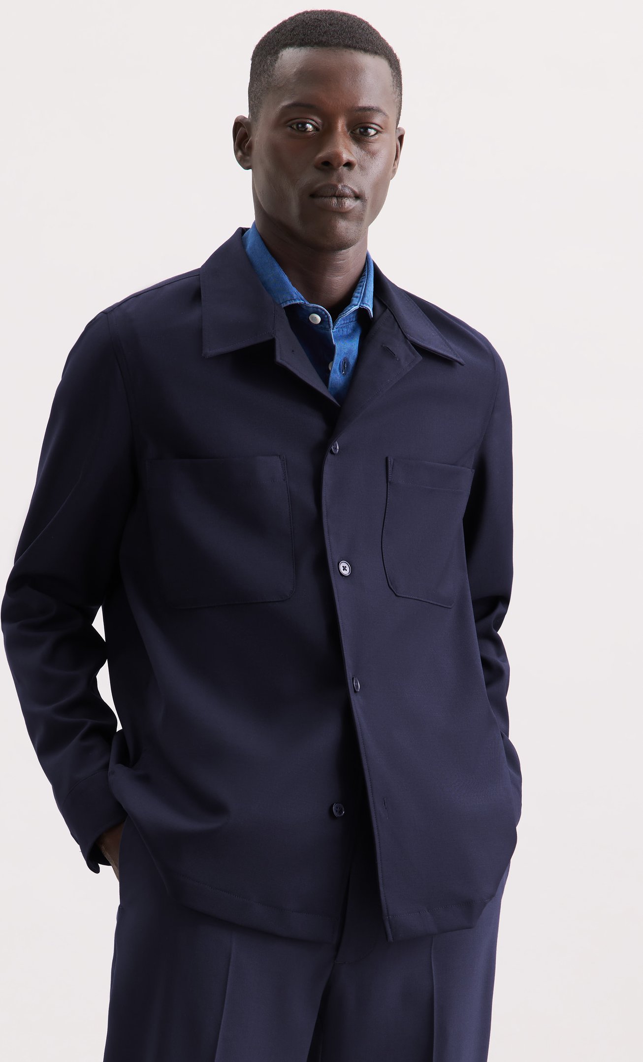 Casual Hemd Herren Dunkelblau