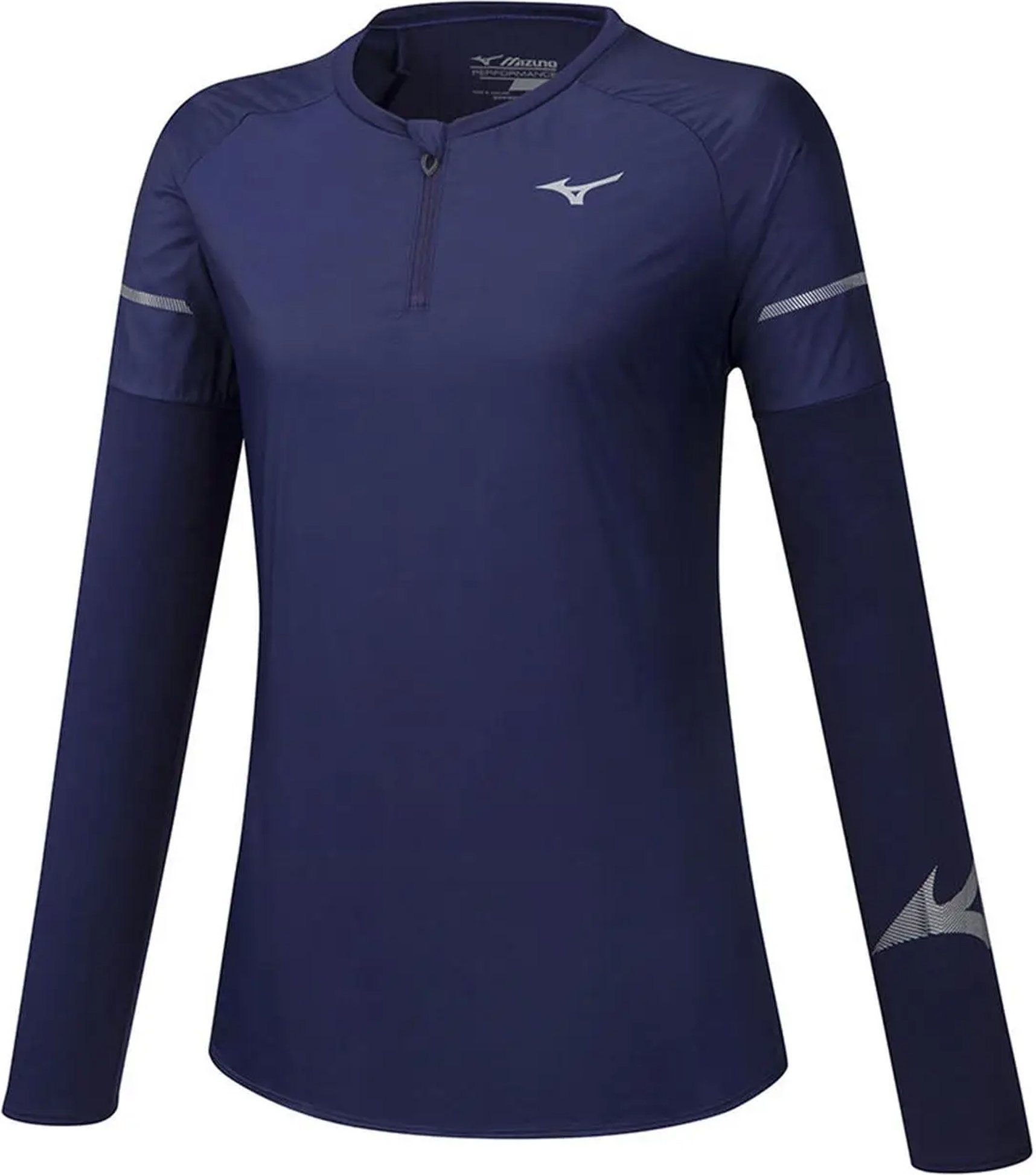 Mizuno Hineri Hybrid Womens Navy Top