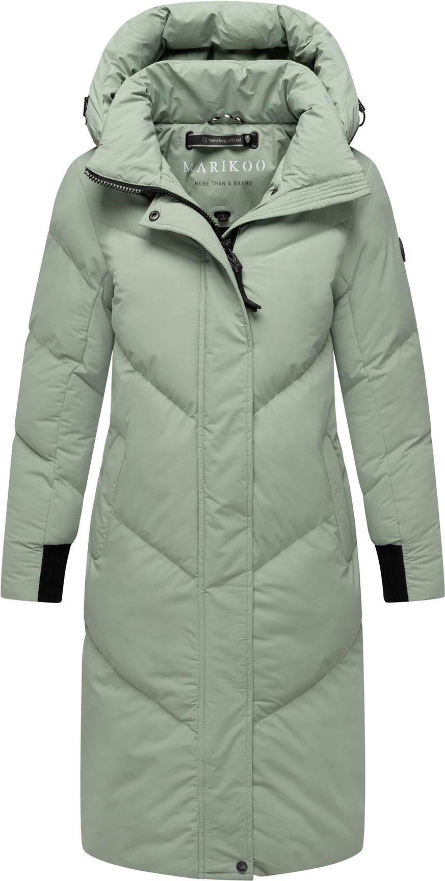 Marikoo Damen Steppmantel Teonaa mit Kapuze & sportlich-elegantem Look