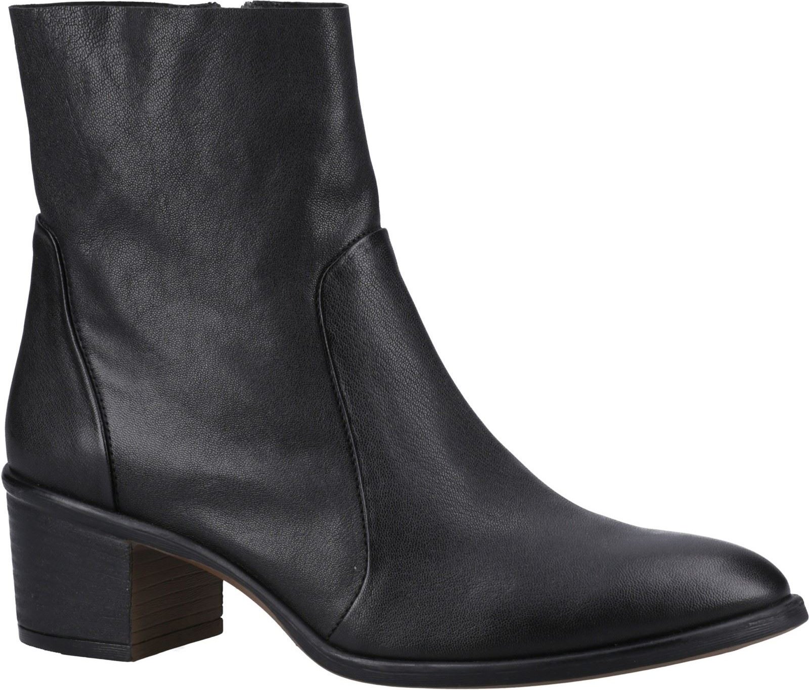 Thumbnail - Hush Puppies Winona Damen Schwarze Lederstiefel
