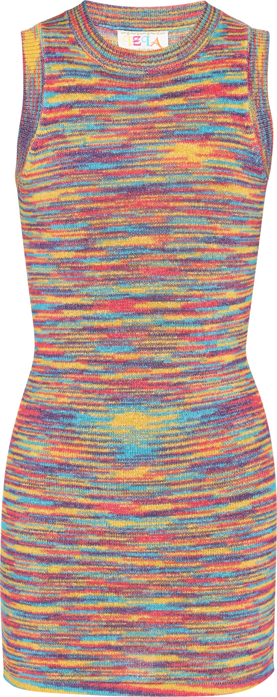 IZIA Kleid Frauen blau mehrfarbig