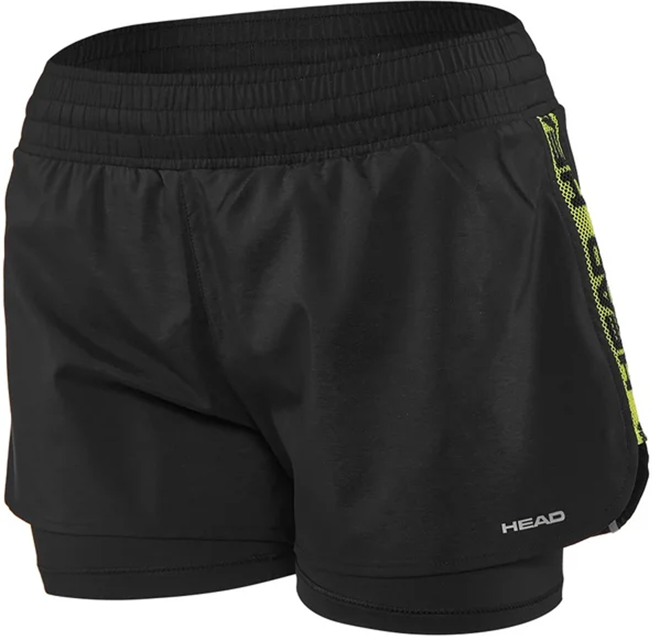 Head Advantage Womens Black Tennis Shorts