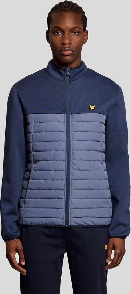 Lyle & Scott Sports Hybrid-Fleecejacke – Blau