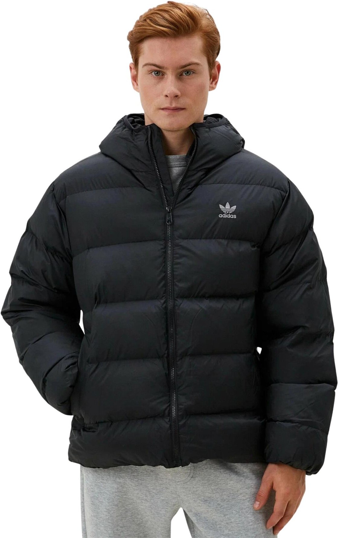 Adidas Originals | Herren Kapuzen-Puffermantel