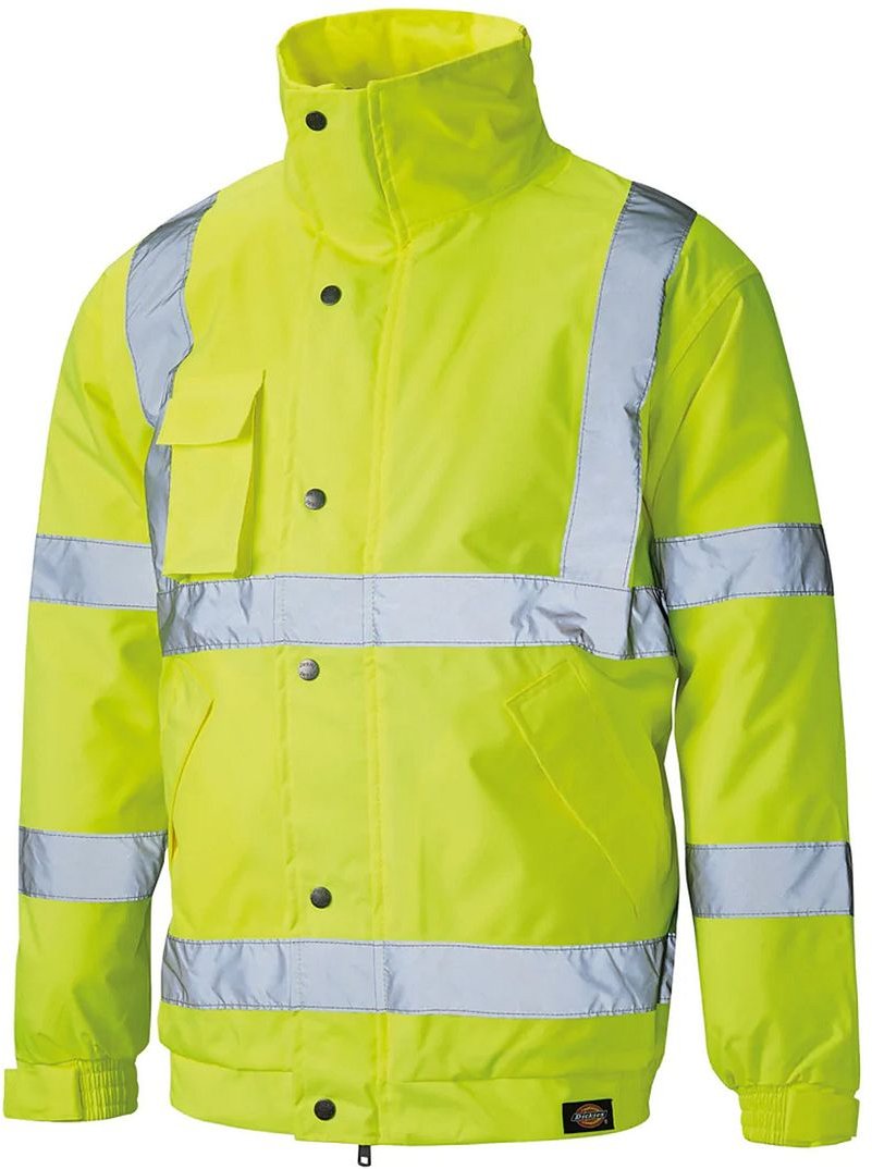 Dickies hohe Sichtbarkeit Herren gelbe Bomberarbeit tragen Jacke
