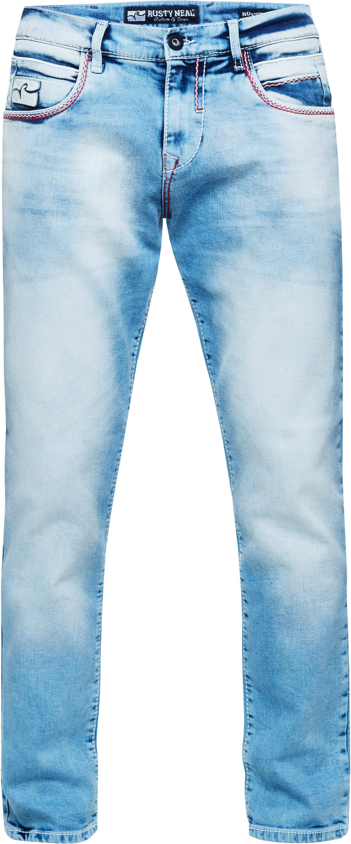 Jeans Hose "TOYAMA" Regular Fit mit Kontrast Naht