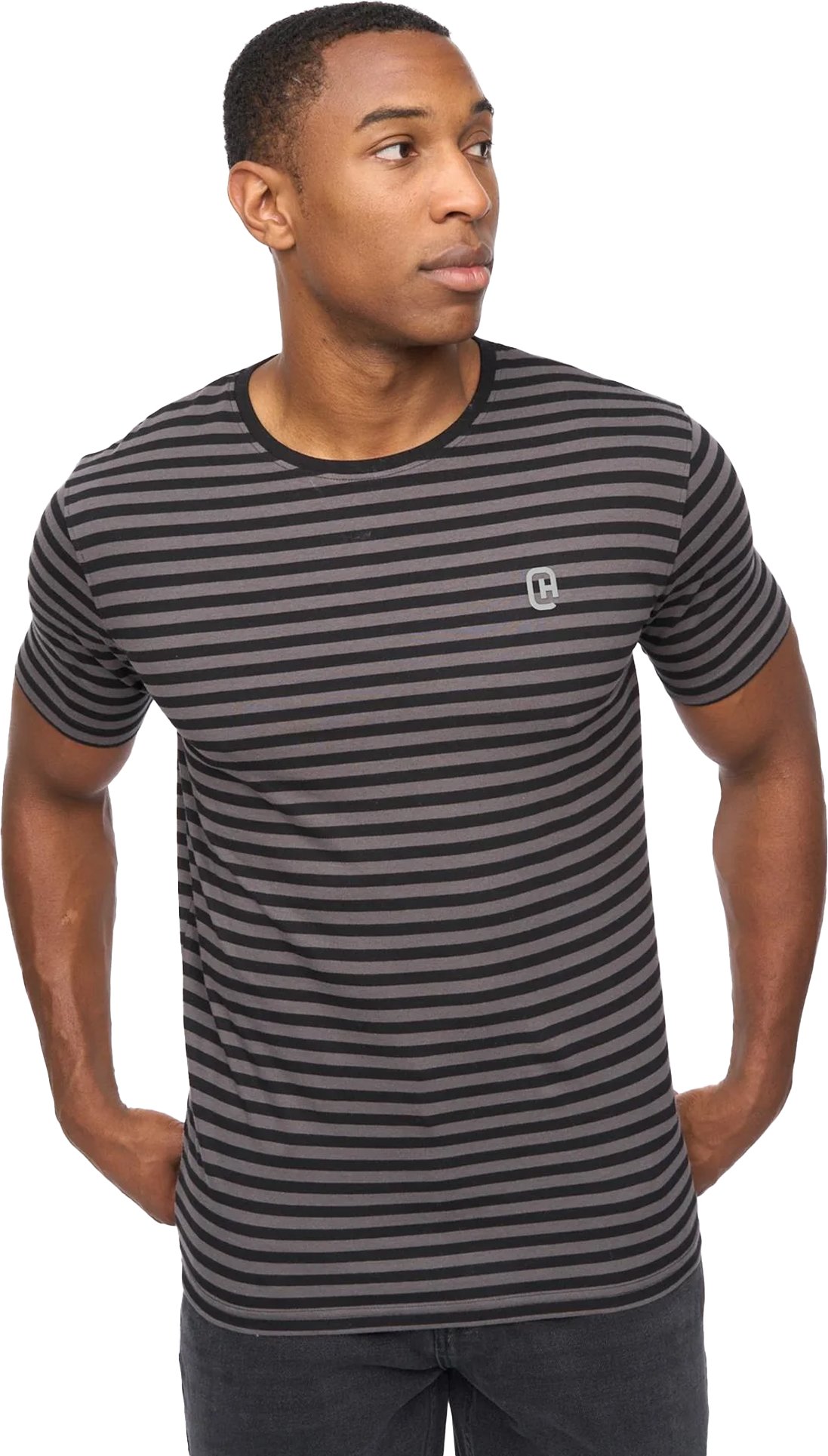 Crosshatch - "Loppins" T-Shirt für Herren (Schwarz)