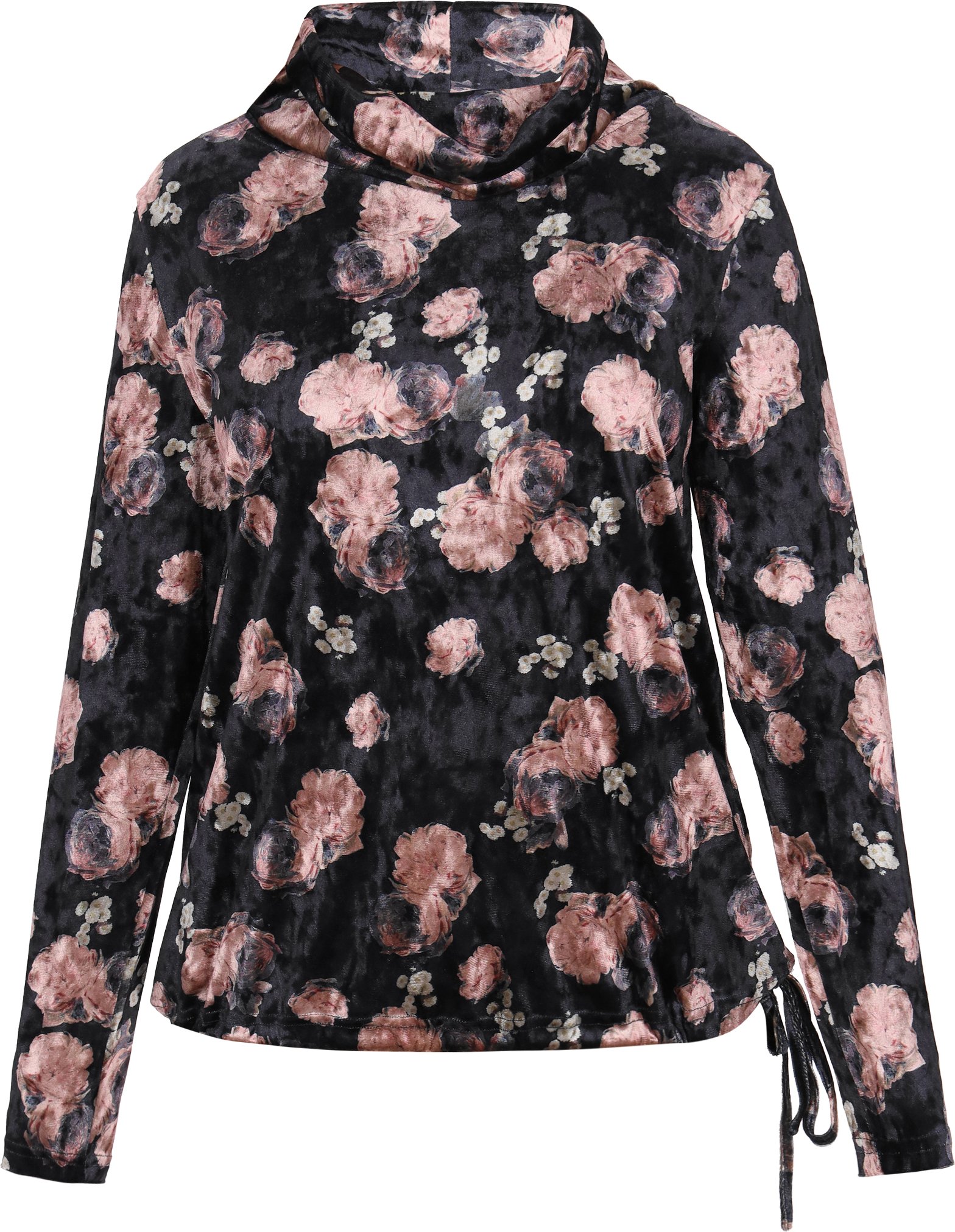 usha Bluse Frauen schwarz mehrfarbig