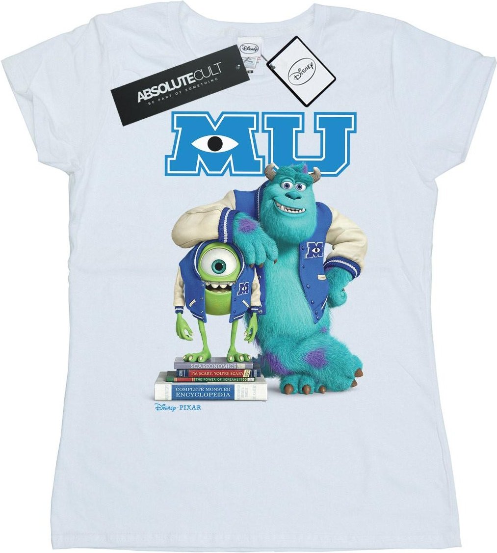 Disney - "Monsters University" T-Shirt für Damen (Weiß)