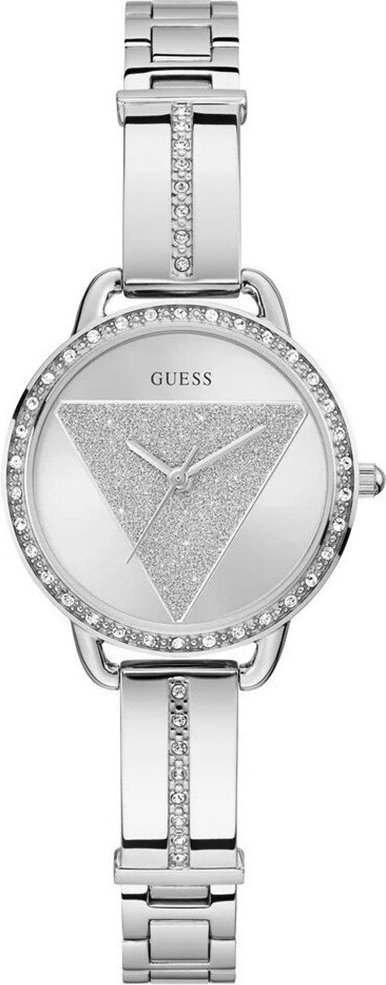 Guess Tri Bellini Damen Silber Uhr GW0914L1