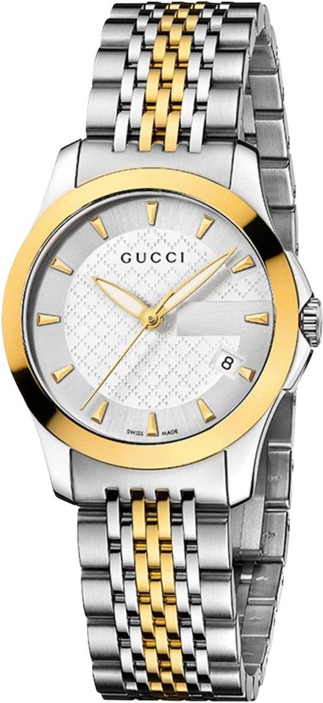 Gucci YA126511 G-Timeless zweifarbige Damenuhr