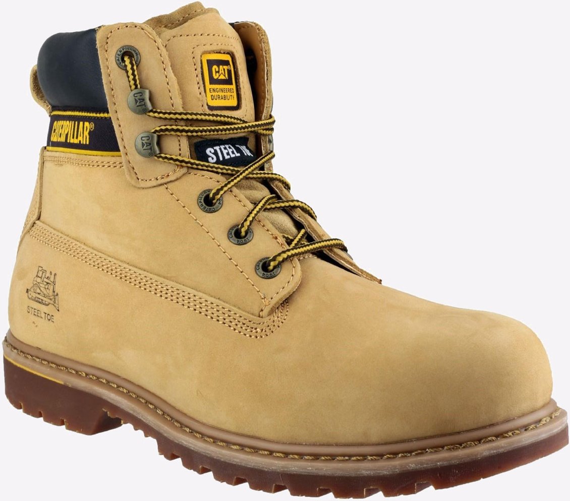 Caterpillar Holton S3 Sicherheitsstiefel Leder Herren