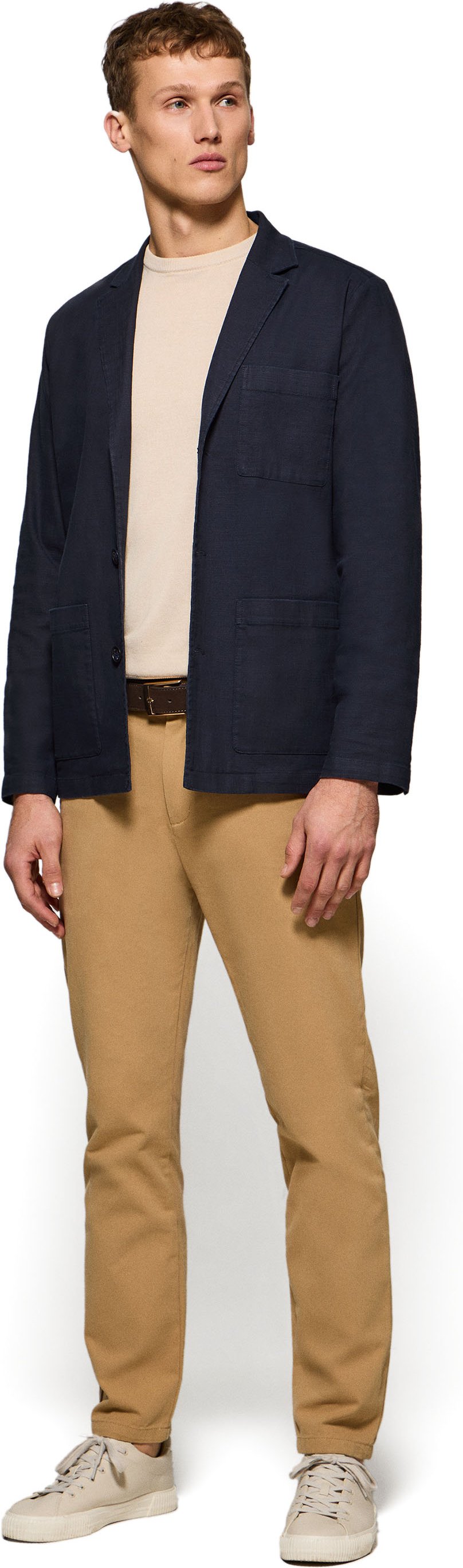 Marineblauwe jas Formentera