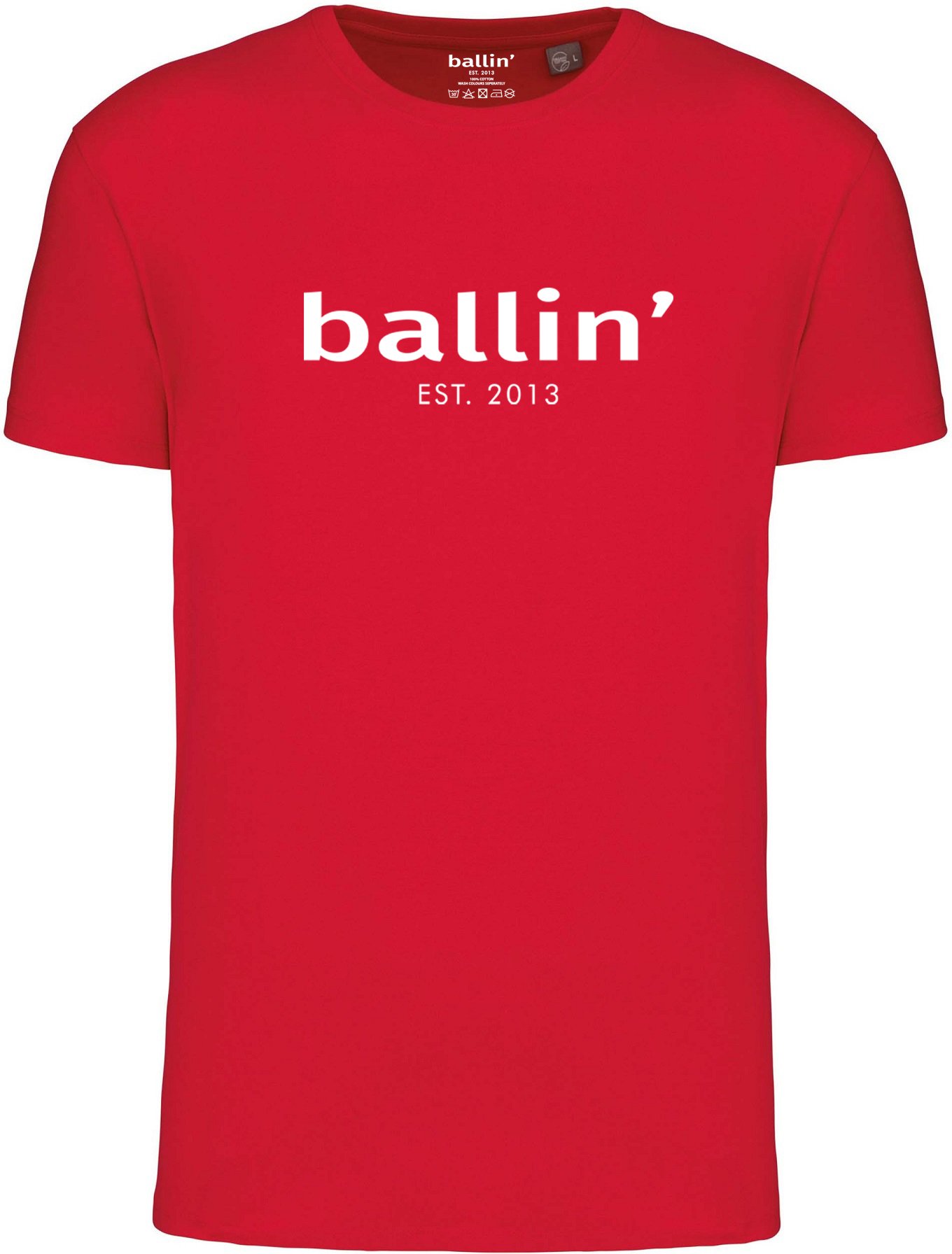 Regular Fit Shirt von Ballin Est. 2013 in der farbe Rot und in größe S.