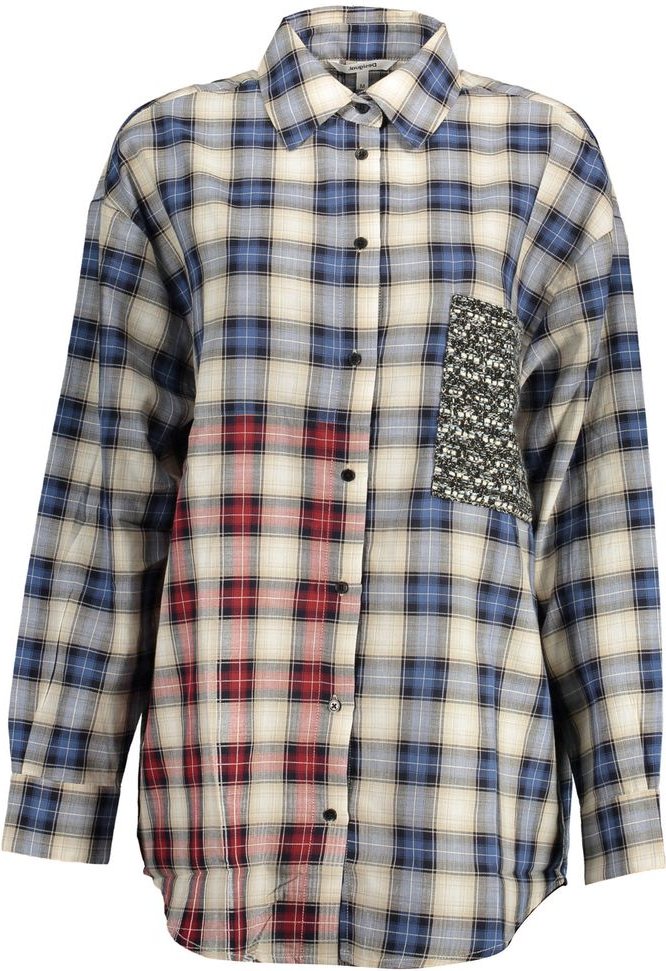 Karierte Blumen Taschenoberteil