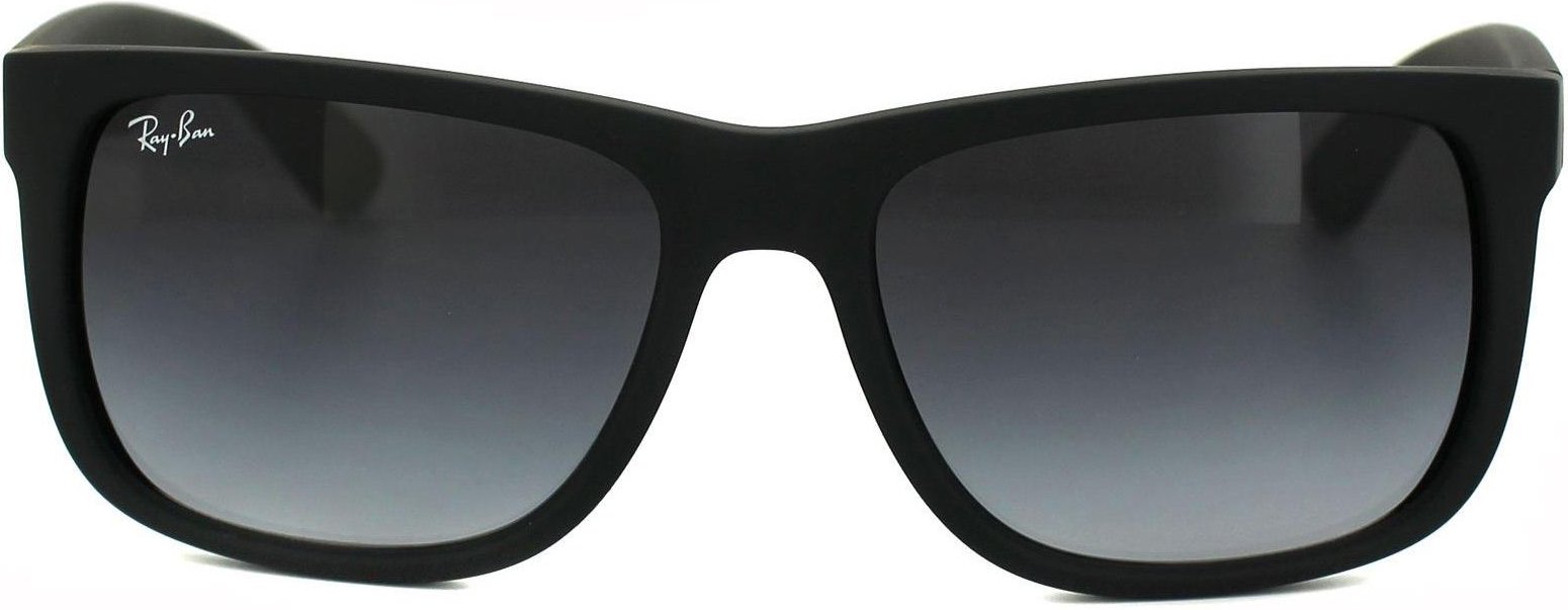 Ray-Ban Sonnenbrille Justin 4165 601/8G Gummi Schwarz Grau Gradient