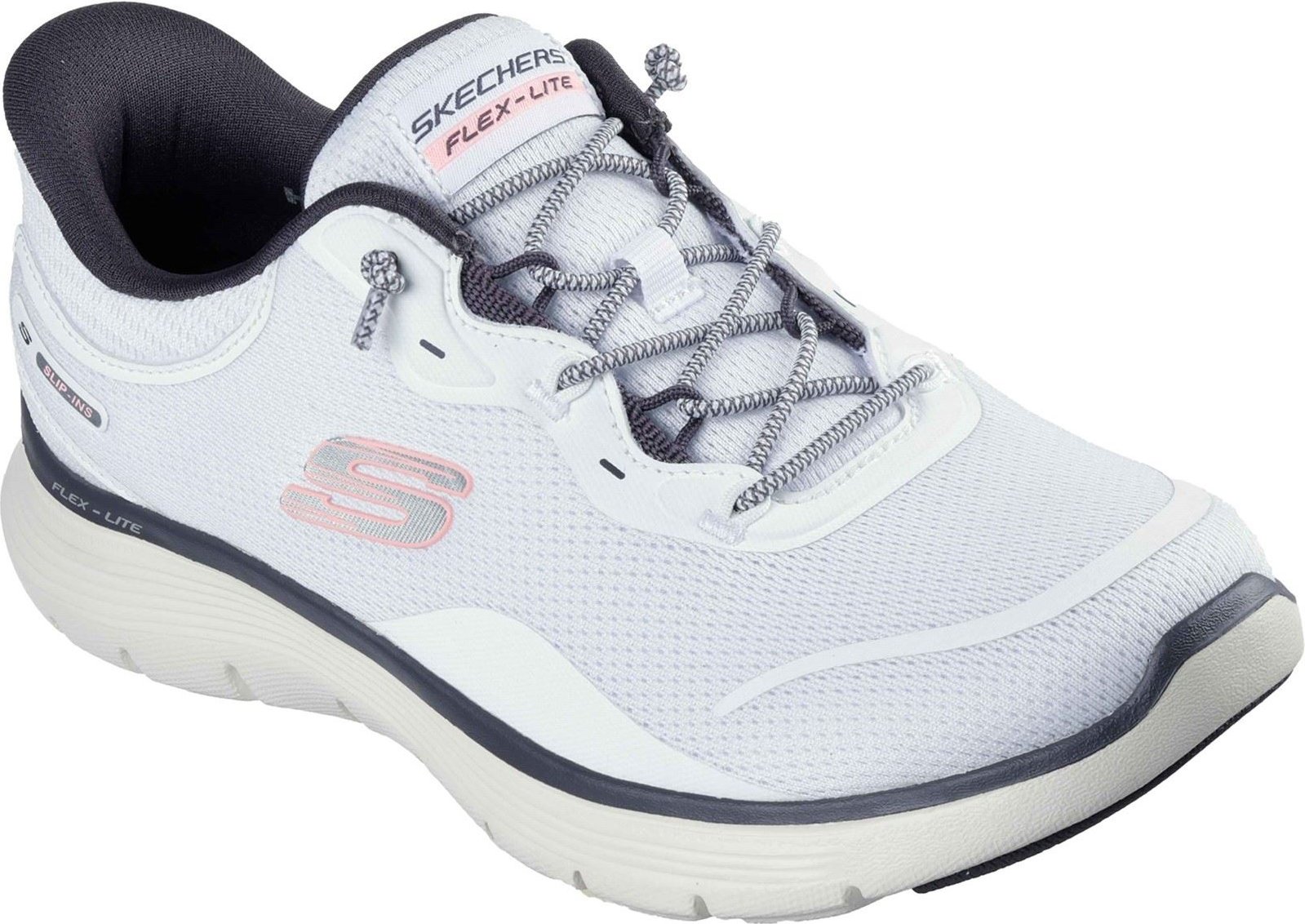 Skechers Flex Appeal 5.0 Easy Breezy Textil Damen Sneakers Weiß/Multi Standard