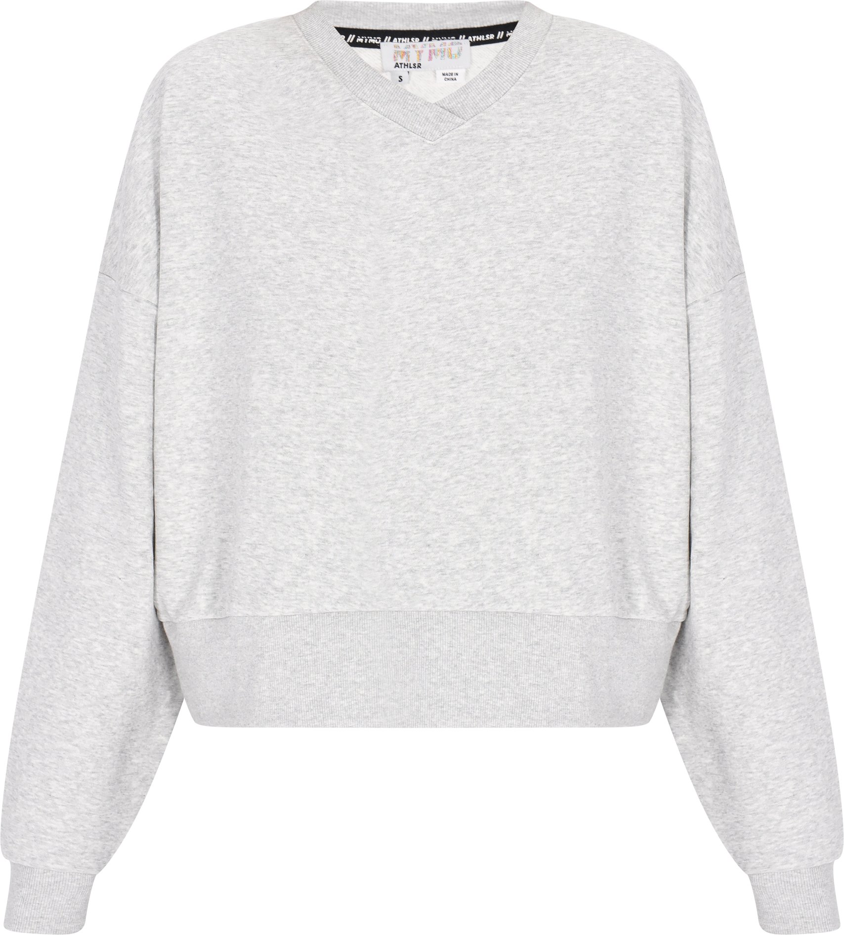 Mymo Sweatshirt Frauen HellGrauMelange