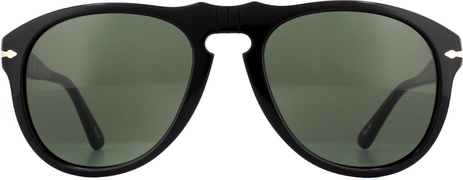 Persol Aviator Mens Schwarz Grün Sonnenbrille