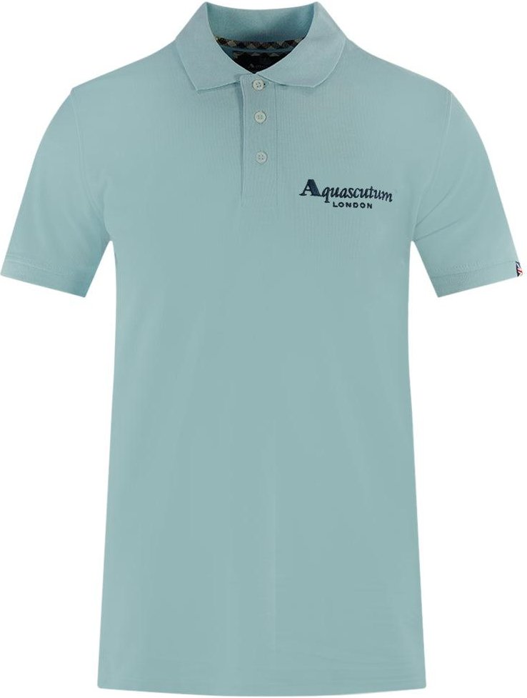 Aquascutum - "London 1851" Poloshirt für Herren (Hellblau)